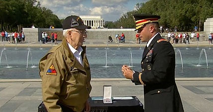 WWII Vet Clarence Smoyer surprised with Army bronze star after nearly 75 years