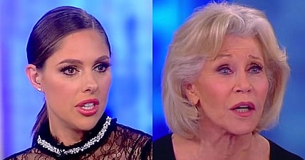"The View" cohost Abby Huntsman shuts down Jane Fonda's praise of Green New Deal