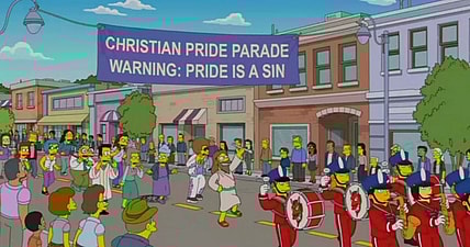 The Simpsons Better Off Ned episode mocks Christians