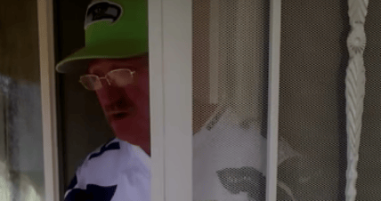 Grandson surprises grandpa