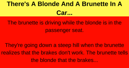 Blonde Joke