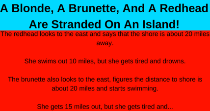 blonde joke