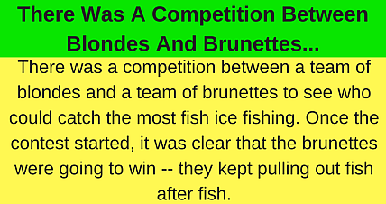 blonde joke