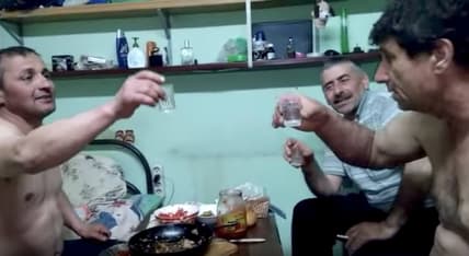 drinking shots on fire