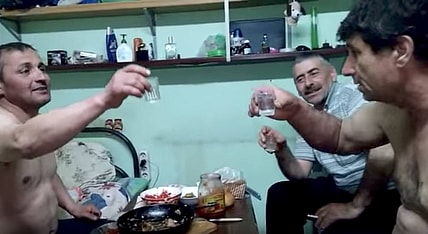 drinking shots on fire