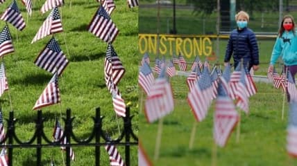 Boston arrested burning American Flag memorial day