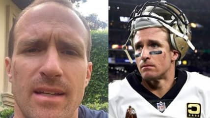 NFL Drew Brees anthem protest apology video