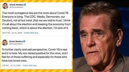 Chuck Woolery son COVID Twitter