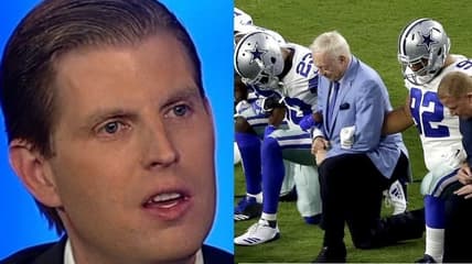 Dallas Cowboys Eric Trump NFL Jerry Jones anthem protest