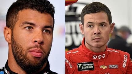 Bubba Wallace Kyle Larson NASCAR suspended drive N-word