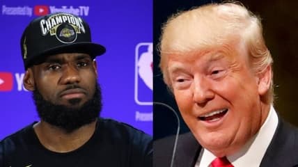 Trump LeBron James