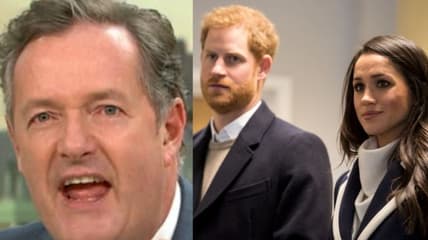 Piers Morgan Prince Harry Meghan Markle awards Queen's Honors List