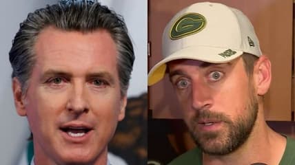 Aaron Rodgers Gavin Newsom