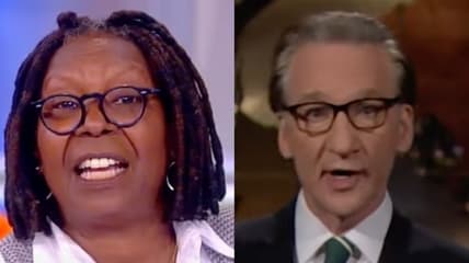 Whoopi Goldberg Bill Maher black national anthem NFL