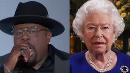Cedric mocks royal family