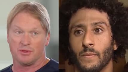 Colin Kaepernick Jon Gruden resignation leaked emails Raiders coach