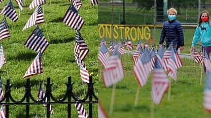 Boston arrested burning American Flag memorial day