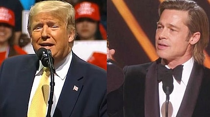 Trump Brad Pitt