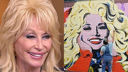 dolly parton black lives matter mural Nashville