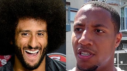 Colin Kaepernick Eric Reid NFL social justice anthem protest