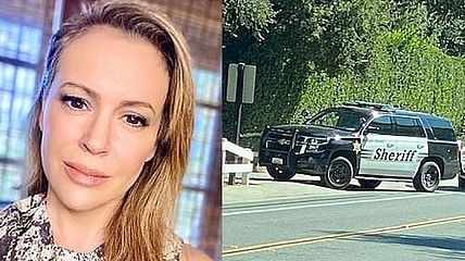 Alyssa Milano police defund 911 call Squirrelgate