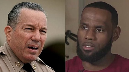 LeBron James Sheriff Villanueva LA Compton police officers ambushed