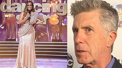 Tom Bergeron Dancing With The Stars host Tyra Banks