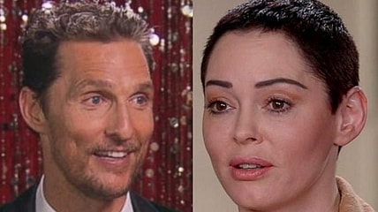 Rose McGowan Matthew McConaughey Hollywood hypocrisy cancel culture