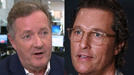Matthew McConaughey Piers Morgan free speech cancel culture illberals