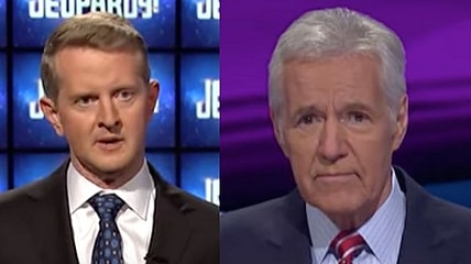 Ken Jenning Alex Trebek wife jean Jeopardy champion host anniversary