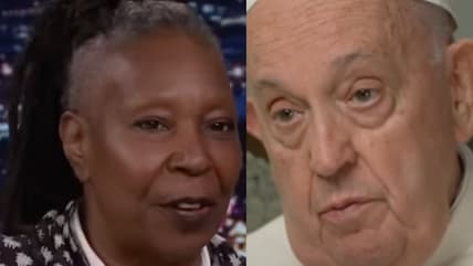Whoopi Goldberg Pope Francis