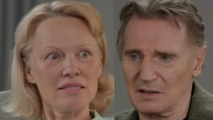 Pamela Anderson Liam Neeson