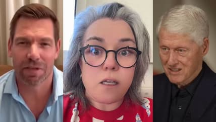 Eric Swalwell Rosie O'Donnell Bill Clinton