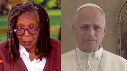 Whoopi Goldberg Pope Leo