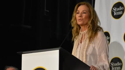 Kathie Lee Gifford speaks at the announcement of Studio Tenn moving to The Factory at Franklin on Feb. 7. The move will include