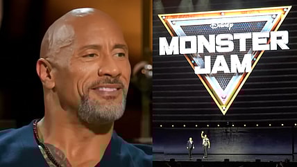 Dwayne Johnson monster jam