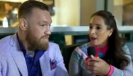 Conor McGregor first pitch