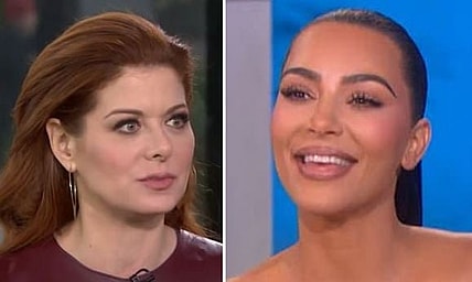 Kim Kardashian Debra Messing