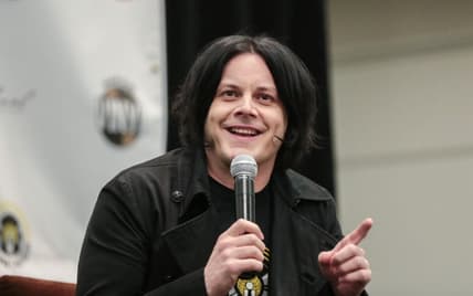 Jack White is speaking about Third Man Pressing during the Making Vinyl conference at Detroit's Westin Book Cadillac Hotel in