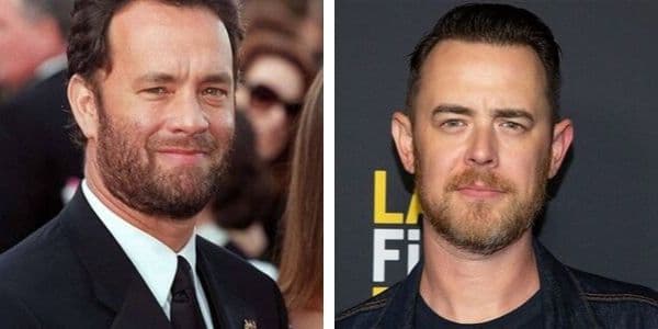 Celebrity kid lookalike Hanks