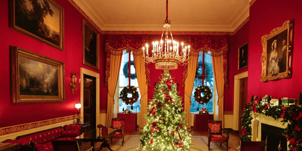 Red Room White House Christmas 2020
