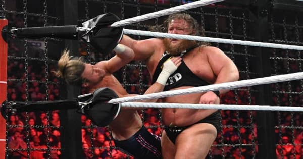 Dolph Ziggler and Otis at Elimination Chamber