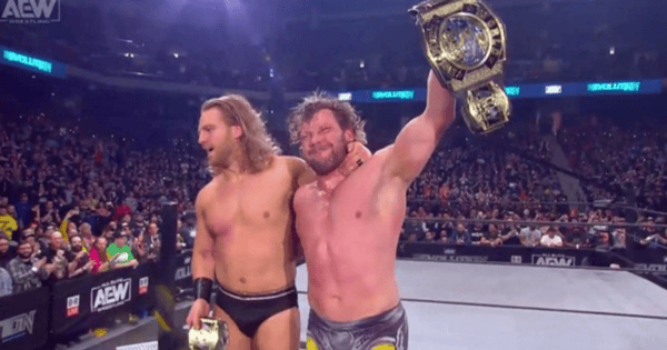 Adam Page and Kenny Omega at Revolution