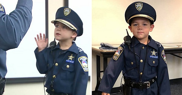 boy cancer cop
