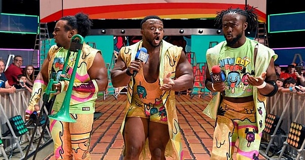 Kofi Kingston, Xavier Woods and Big E
