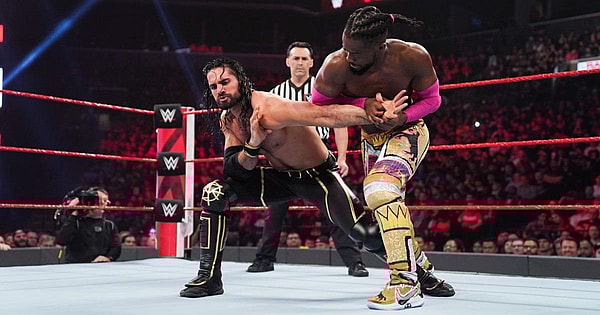 Kofi Kingston and Seth Rollins