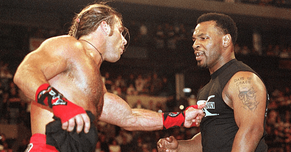 Mike Tyson and Shawn Michaels in the Attitude Era