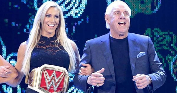 Charlotte Flair and Ric Flair