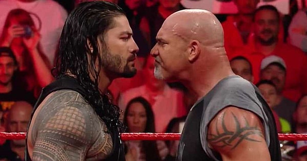 Roman Reigns versus Goldberg Wrestlemania 36