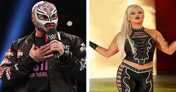 Dana Brooke and Rey Mysterio In Quarantine